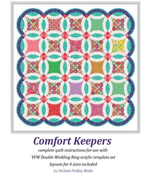 *NEW* Comfort Keepers Double Wedding Ring Quilt: Pattern Instructions only