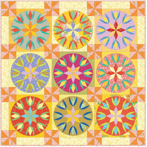 *New* Cottage Tulips Pattern and Template Set
