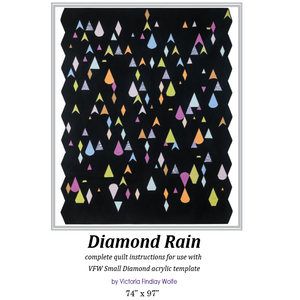 Diamond Rain Quilt: *Pattern Instructions Only