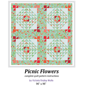 *NEW* Picnic Flowers - Modern Shirtings Quilt Kit