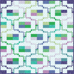 *NEW* Scenic Overlook Quilt Kit: Blues & Greens