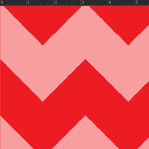 Chevron Stripe - Red Fabric VF203-RE1