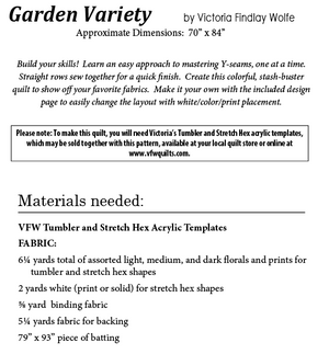Garden Variety: *Pattern Instructions Only