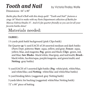 Tooth and Nail Pattern