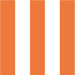 Chic Stripe - Orange Fabric VF201-OR4