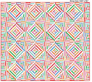 *NEW* Bailey Avenue Quilt Kit - bright prints