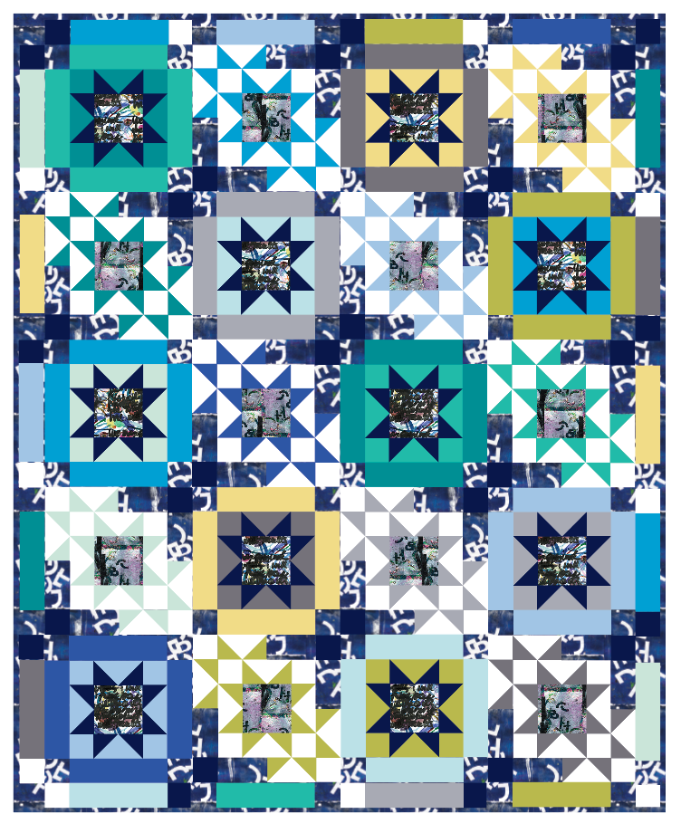 *NEW* Edith Quilt Kit - blues
