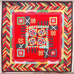 Off the Cuff in Red Quilt