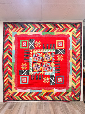 Off the Cuff in Red Quilt