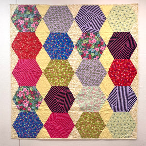 Large Hexagon Baby Quilt