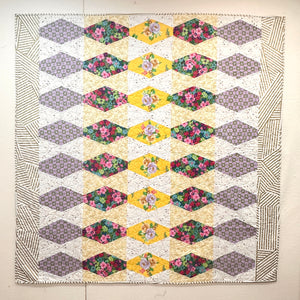 Pale Pathways Baby Quilt