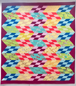 Optical Slant Quilt