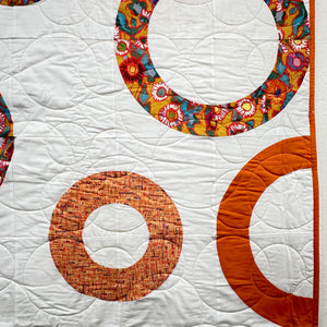 Orange Circles Quilt