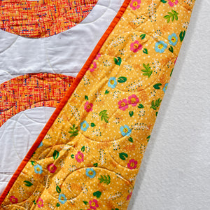 Orange Circles Quilt