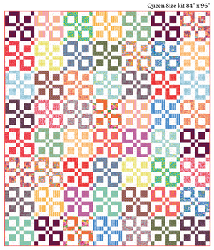 Opposites Attract Quilt Kit