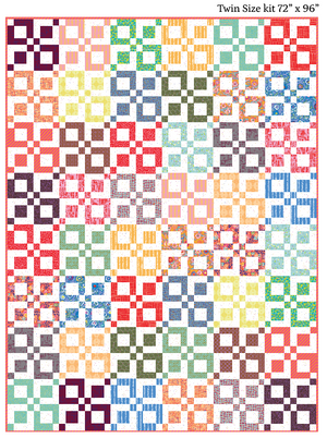 Opposites Attract Quilt Kit