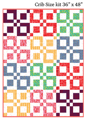Opposites Attract Quilt Kit