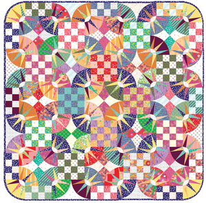*NEW* Florid Flashes 90" Quilt: Fabric Kit