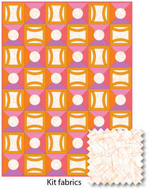 *NEW* Loops, Lines & Dimensions Quilt: Fabric Kit