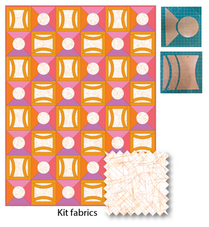 *NEW* Loops, Lines & Dimensions Quilt: Fabric Kit