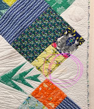 Safari Moon lap quilt