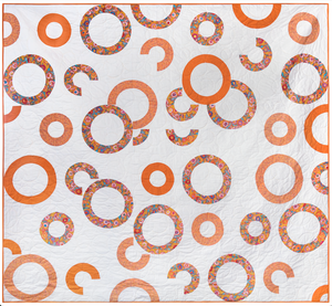 Orange Circles Quilt