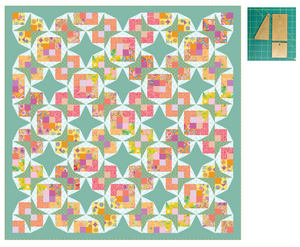 *NEW*Floris Lattice Quilt: Fabric Kit - Light version