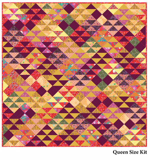*NEW* Shuffling Quilt Kit - Autumn colors