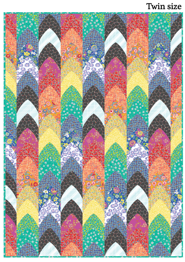 *NEW* Smooth Turns variation Quilt Kit - prints
