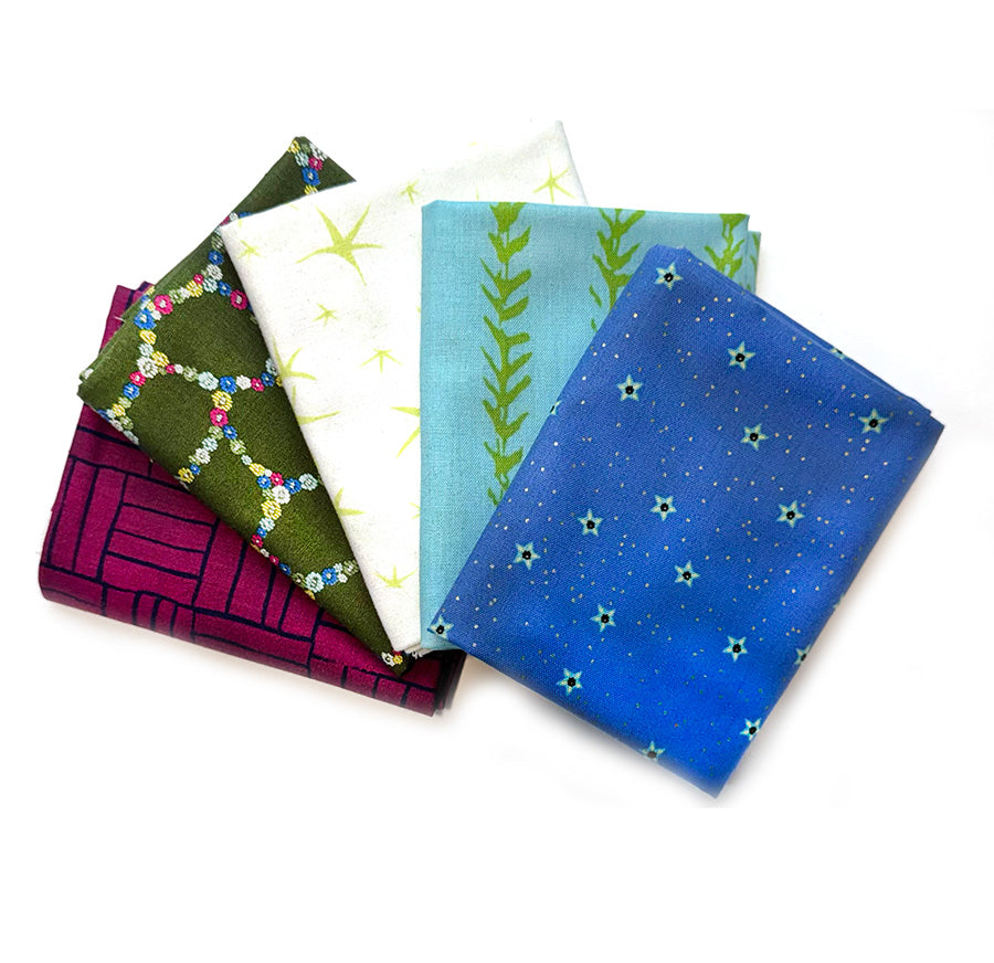 5pc Fat Quarter Bundle  A - prints