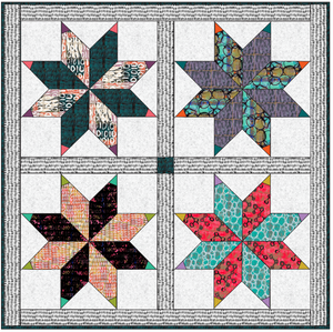 *NEW* Big Block Star Quilt: Root Fabric Kit