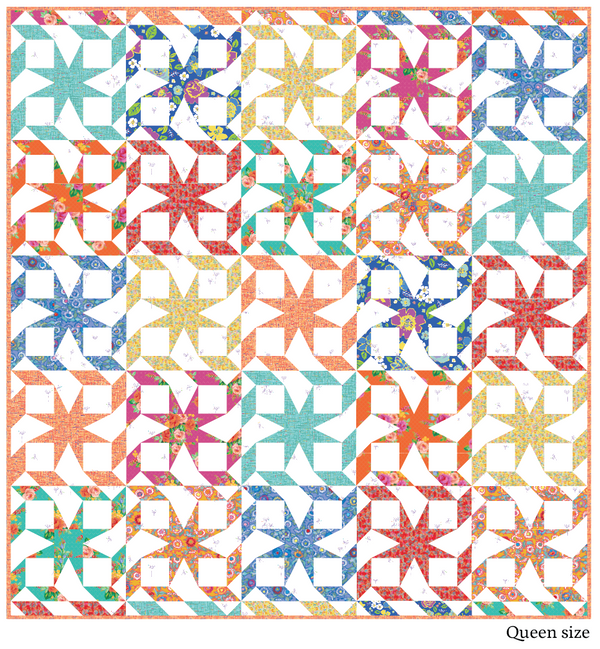 *NEW* Candy Stripe Star Quilt Kit - Victoria Findlay Wolfe Quilts