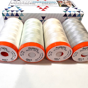 *NEW* 4 Pack Modern Shirtings - Large spools 50wt Aurifil Thread set