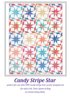*NEW* Candy Stripe Star - lavender quilt kit