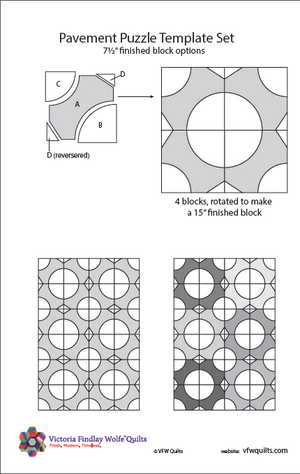 Pavement Puzzle Template Set
