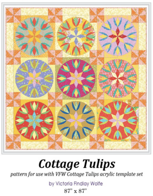 *New* Cottage Tulips Pattern and Template Set