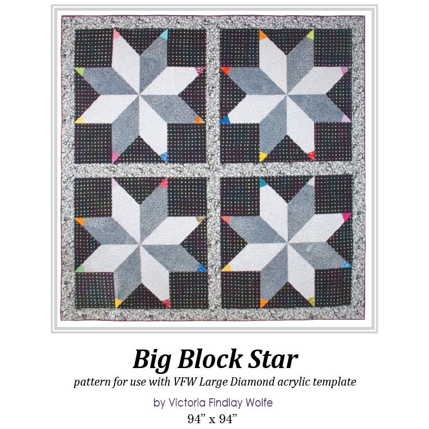 template plastic  Mystery Bay Quilt Design