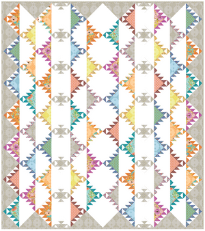 Feathered Hills Quilt: Pattern
