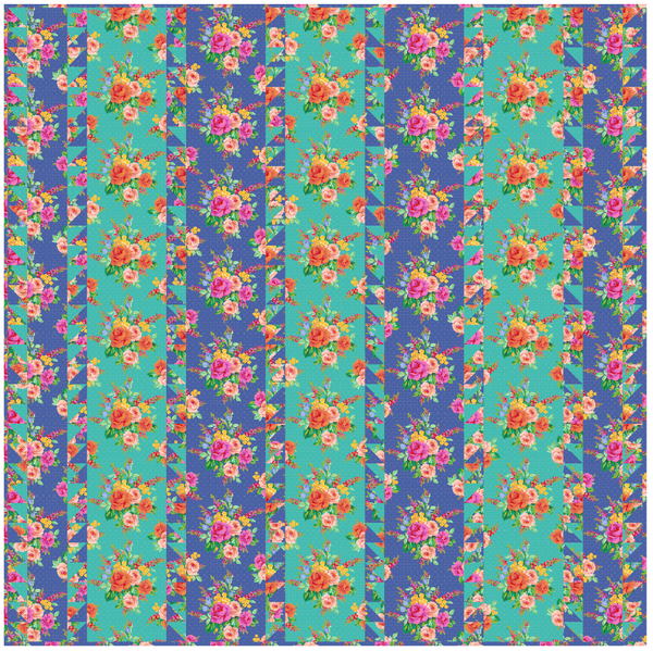 Floral River Quilt Pattern - Victoria Findlay Wolfe Quilts