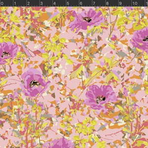 VF400-PI3 Wild Acres - Poppy - Pink Fabric